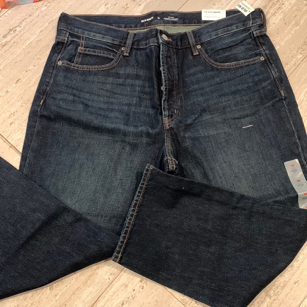 New with tags Old Navy high-rise slouchy Street crop jeans